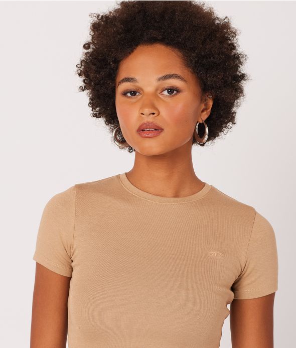 KYRA T-SHIRT, BEIGE