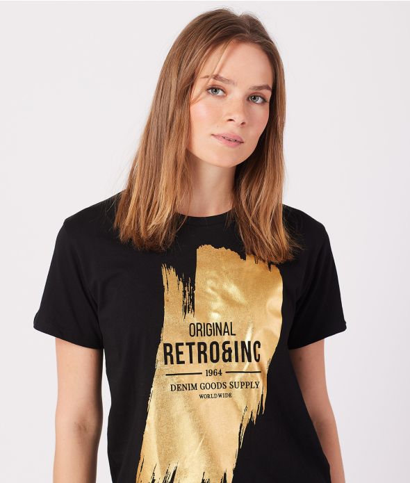 MARTHA T-SHIRT, BLACK