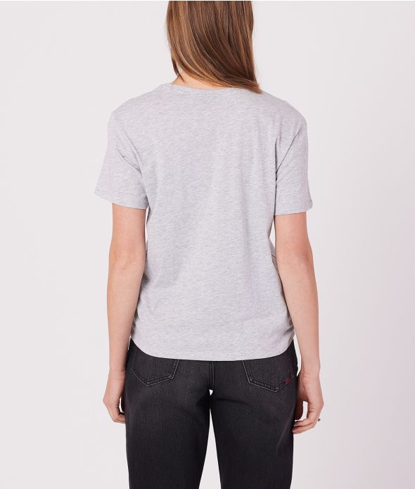MARTHA T-SHIRT, GREY MELANGE