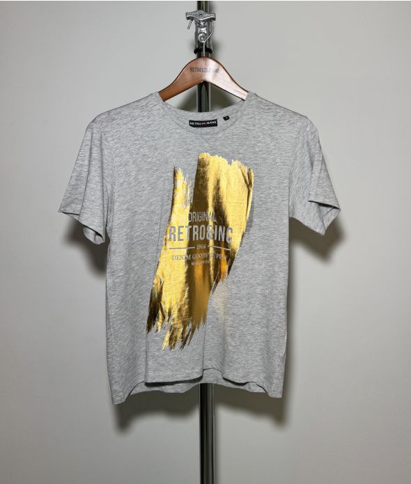 MARTHA T-SHIRT, GREY MELANGE