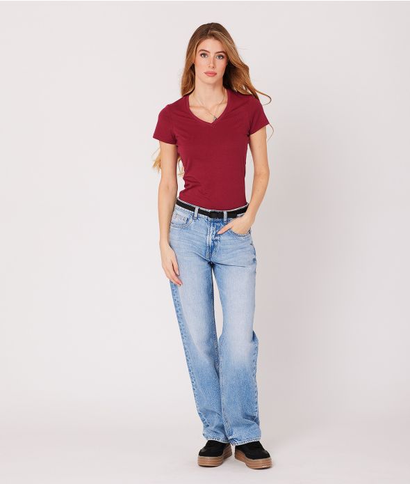 MINERVA T-SHIRT, BORDEAUX