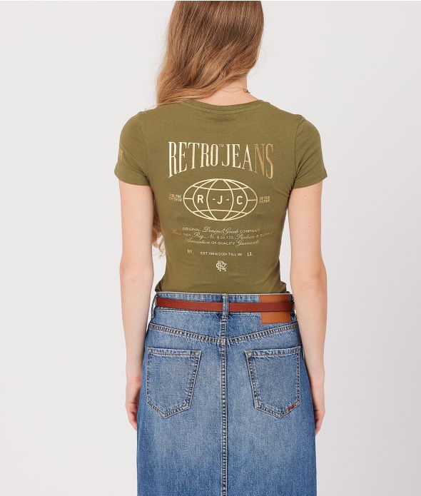 MINERVA T-SHIRT, KHAKI