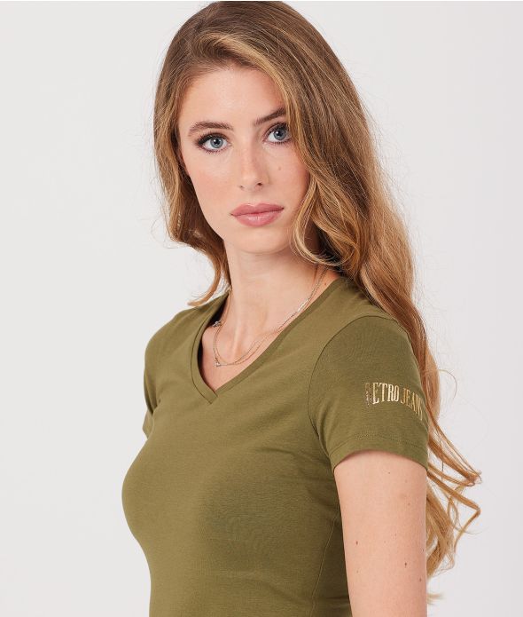 MINERVA T-SHIRT, KHAKI