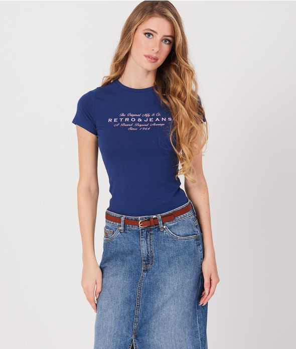 NOREEN T-SHIRT, DARK BLUE