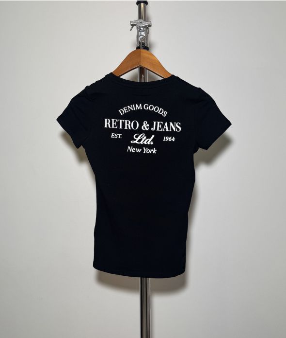 PETRA T-SHIRT, BLACK