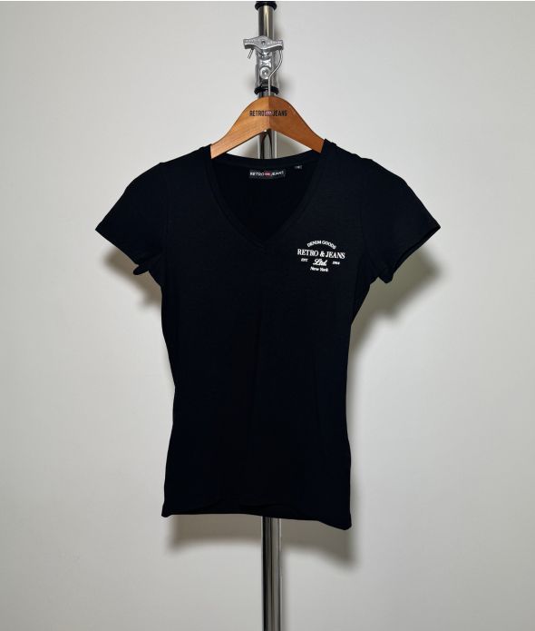 PETRA T-SHIRT, BLACK