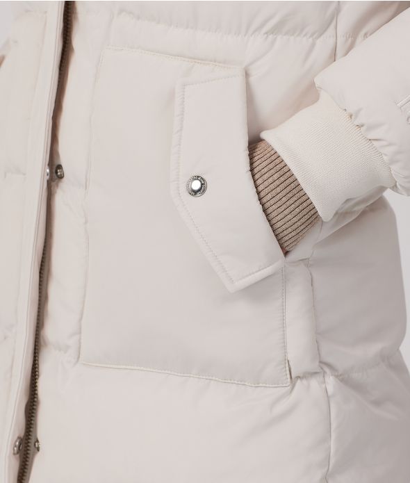 CARIE LONG JACKET, BEIGE