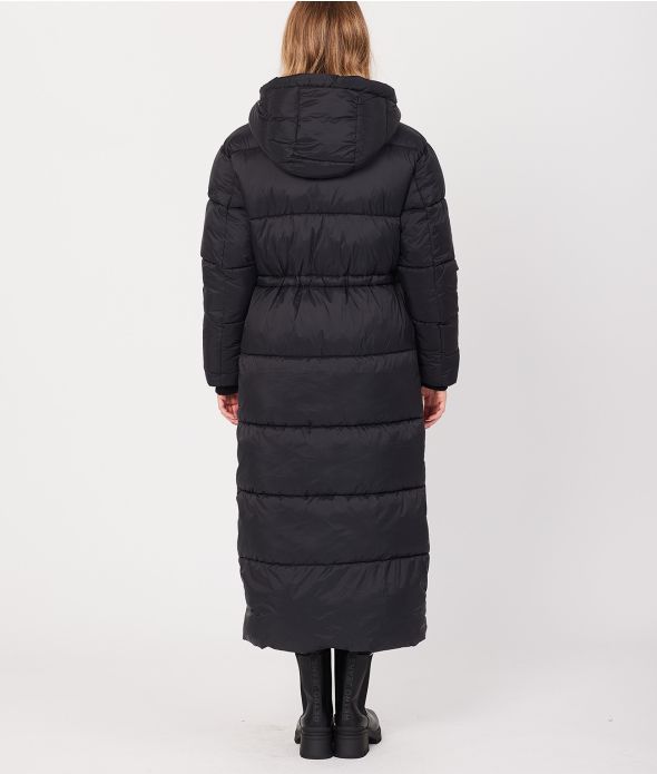 HAILEY LONG JACKET, BLACK