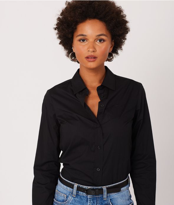 ROSALIE BLOUSE, BLACK