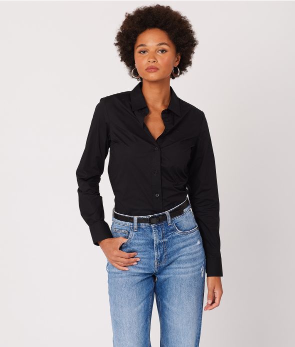 ROSALIE BLOUSE, BLACK