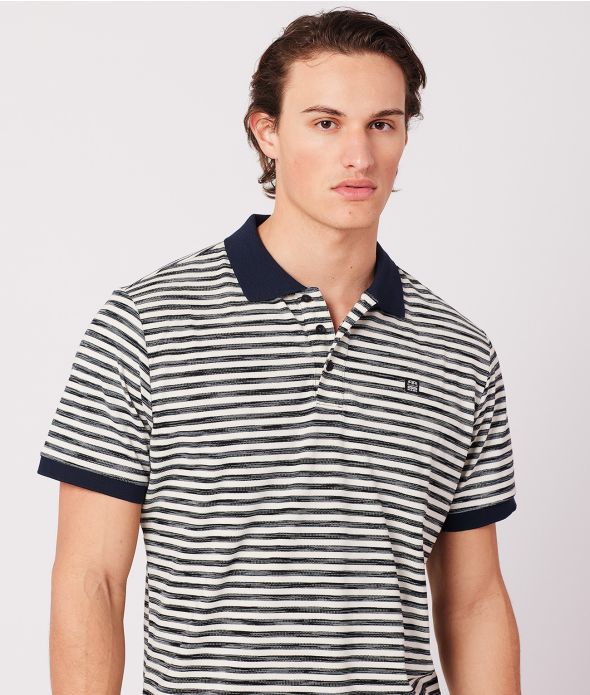 ERZO POLO, BLUE STRIPED