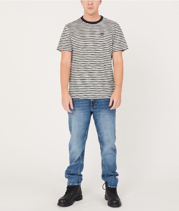 ERZO T-SHIRT, BLUE STRIPED