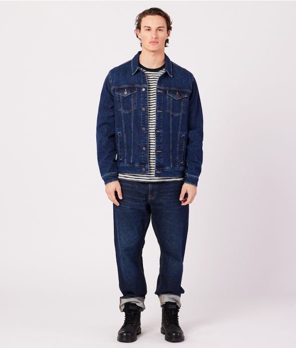 ERZO T-SHIRT, BLUE STRIPED