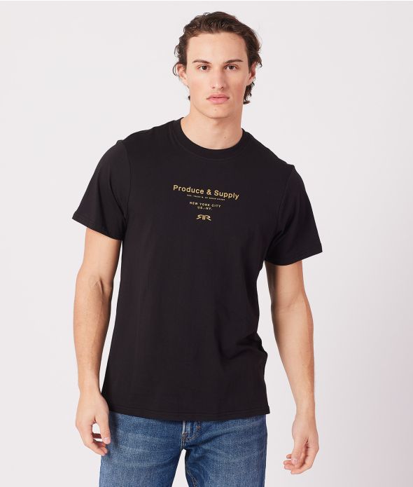 GREGORY T-SHIRT, BLACK
