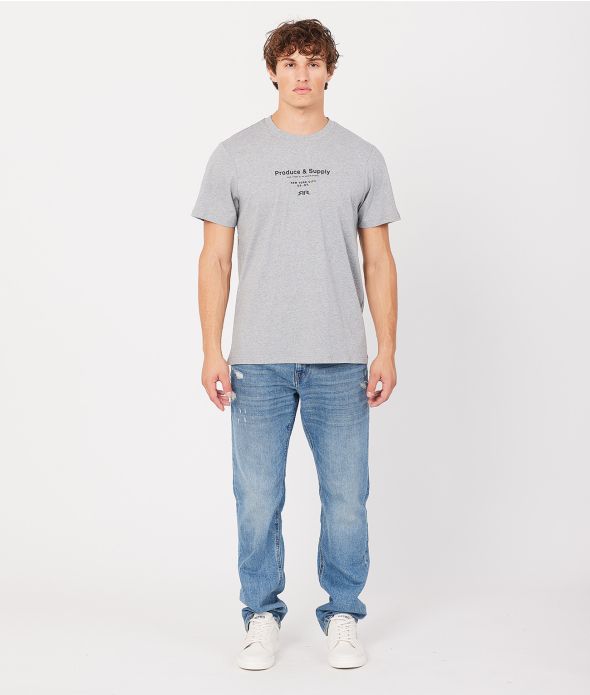 GREGORY T-SHIRT, GREY MELANGE