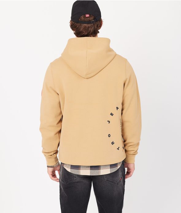 GREGORY HOODIE JOGGING TOP, SAND