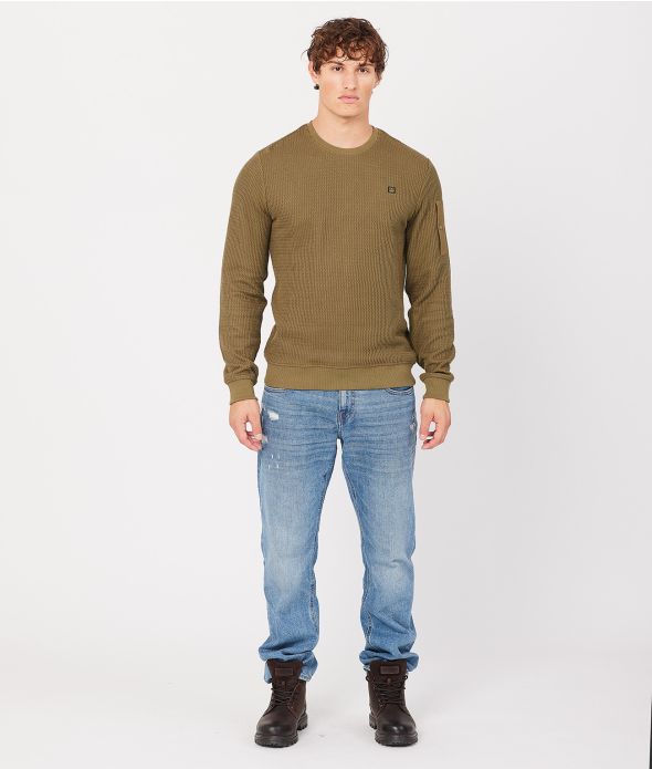 KANAN SWEATER, KHAKI