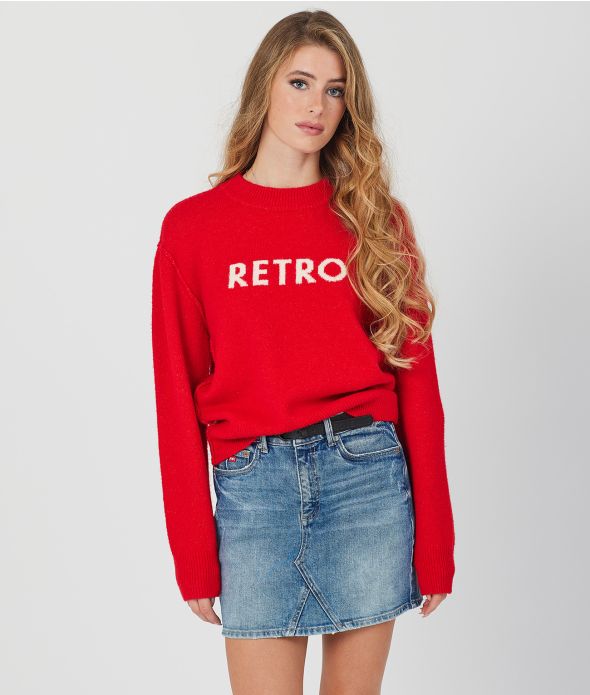 HAILEY SWEATER, RED