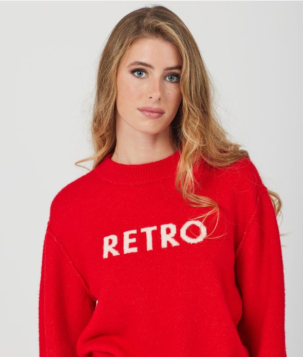 HAILEY SWEATER, RED