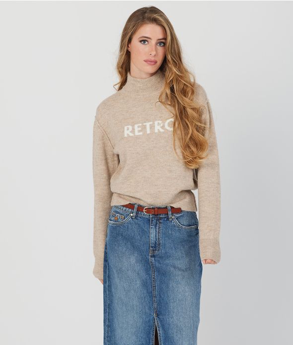 HAILEY TURTLENECK SWEATER, BEIGE