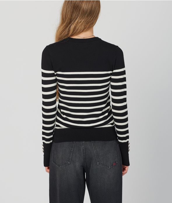 IZZY SWEATER, BLACK