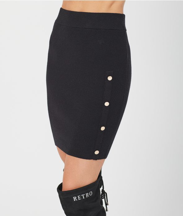 KISSA SKIRT, BLACK