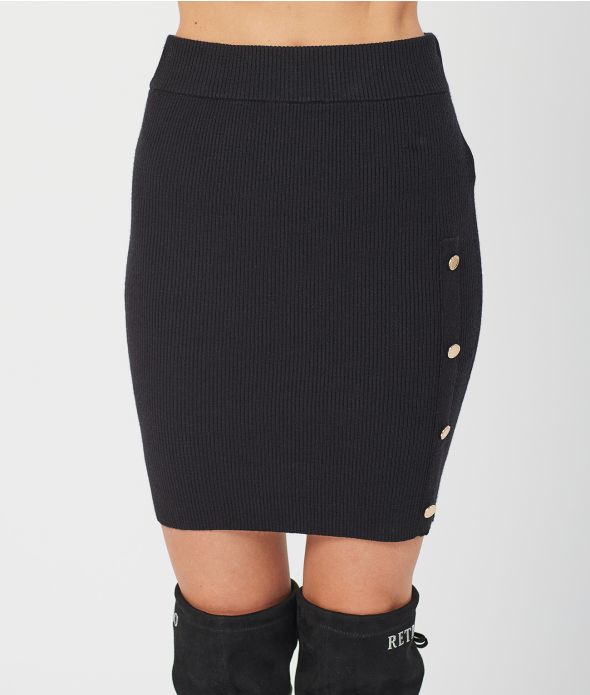 KISSA SKIRT, BLACK