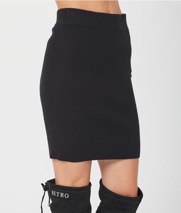 KISSA SKIRT, BLACK