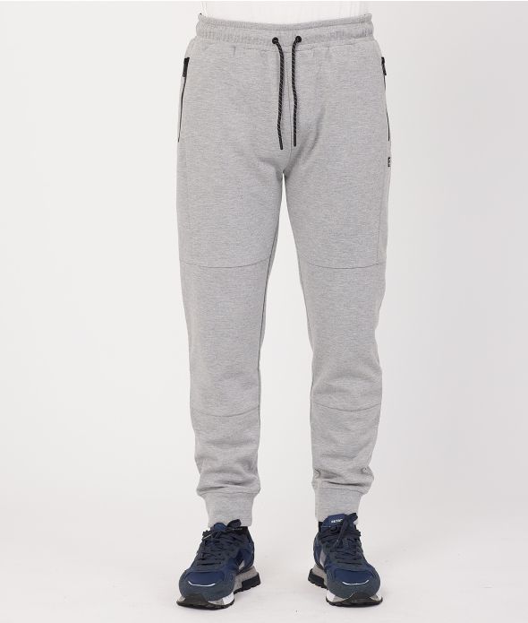 FRANK JOGGING BOTTOM, GREY MELANGE