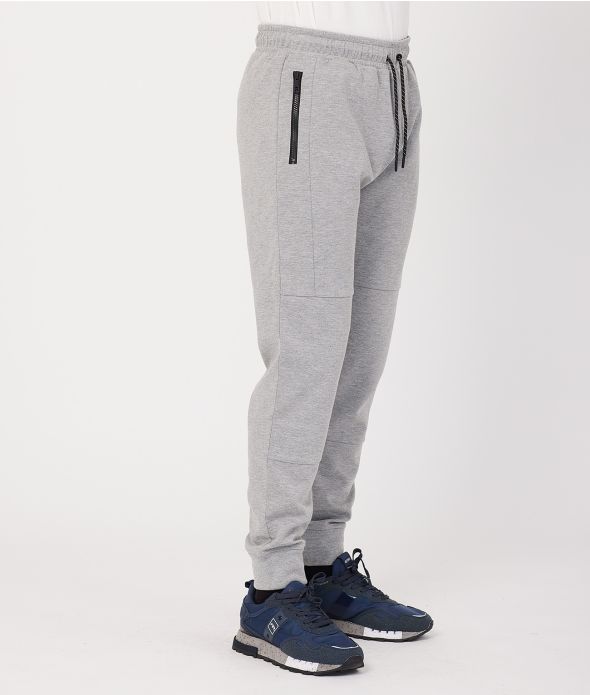 FRANK JOGGING BOTTOM, GREY MELANGE