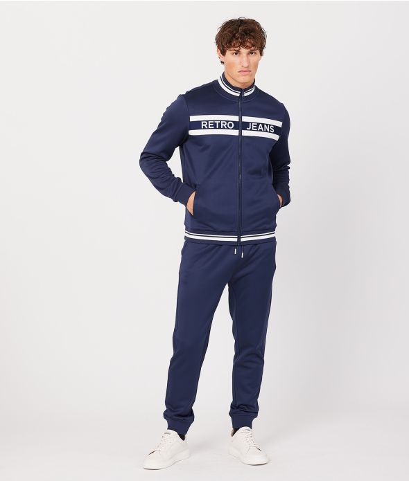 WILL ZIPUP JOGGING TOP, BLUE