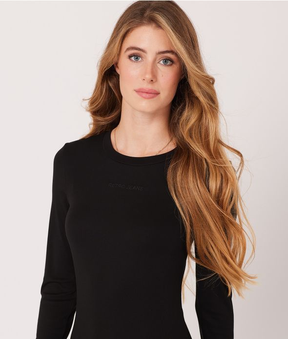 FRANCHESKA MINI DRESS, BLACK