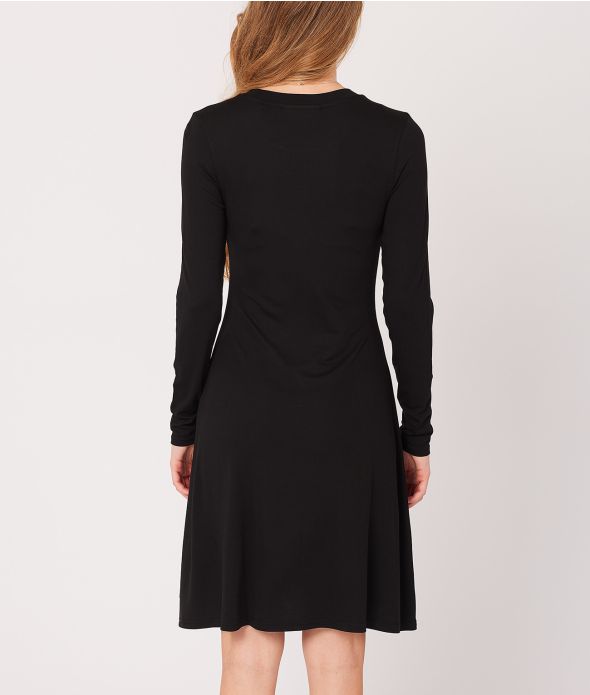 FRANCHESKA MINI DRESS, BLACK