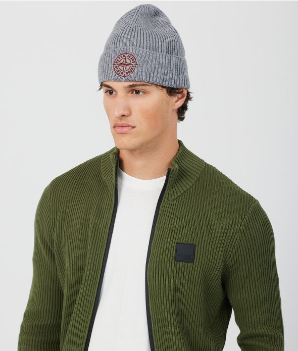 CARLTON ZIPUP SWEATER, KHAKI