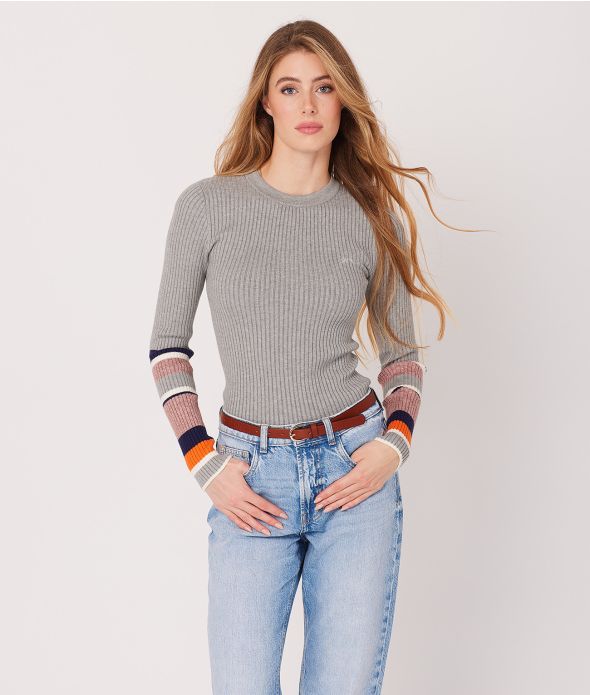 BRI SWEATER, GREY