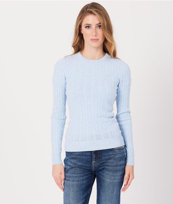 ROSALIE SWEATER, LIGHT BLUE