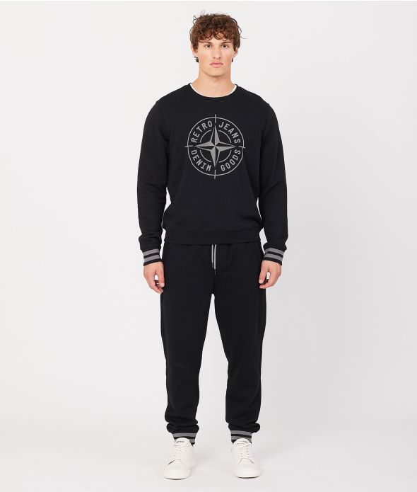 DENNIS JOGGING BOTTOM, BLACK