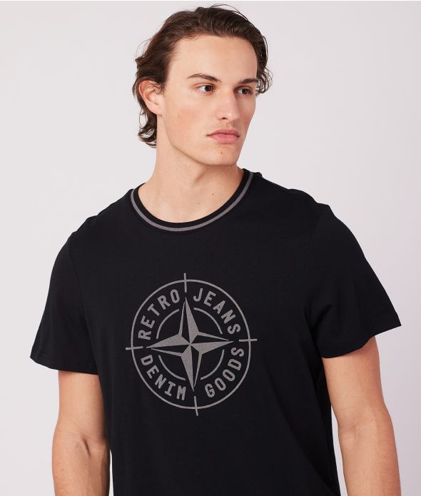 DENNIS T-SHIRT, BLACK