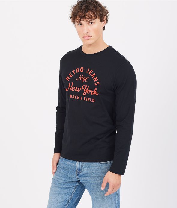 MARTIN L.S.TOP, BLACK