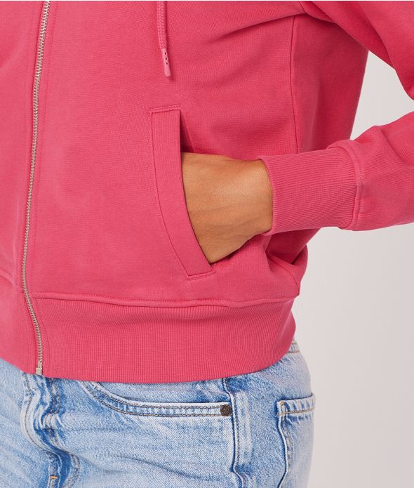 ANITA ZIP HOODIE JOGGING TOP, PINK