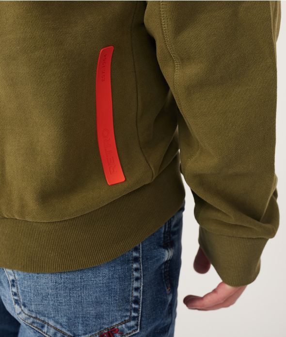 MARCELL HOODIE JOGGING TOP, KHAKI