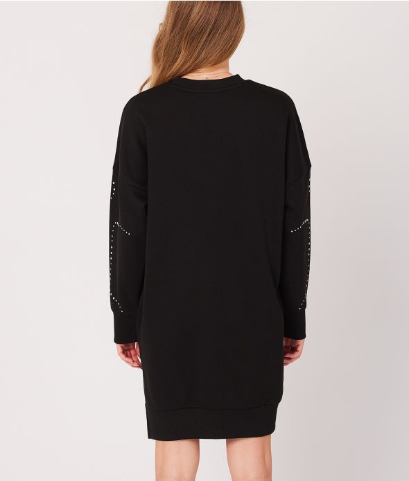 NAVA JOGGING DRESS, BLACK