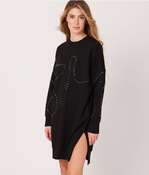 NAVA JOGGING DRESS, BLACK