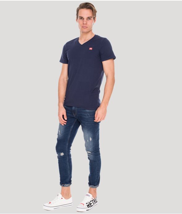 EDDIE T-SHIRT, DARK BLUE