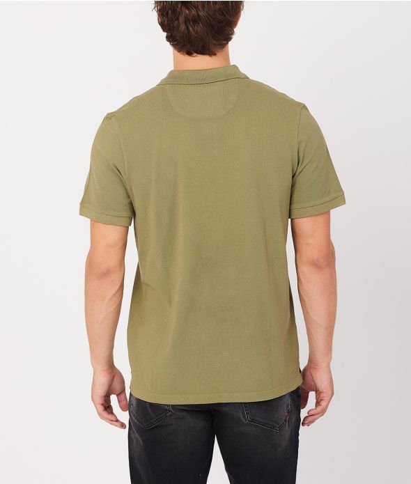 CLOVIS B POLO, DARK KHAKI