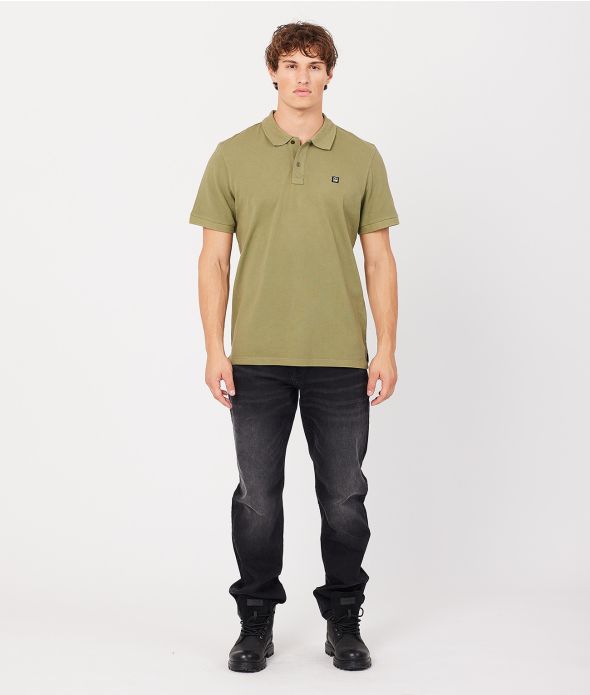 CLOVIS B POLO, DARK KHAKI