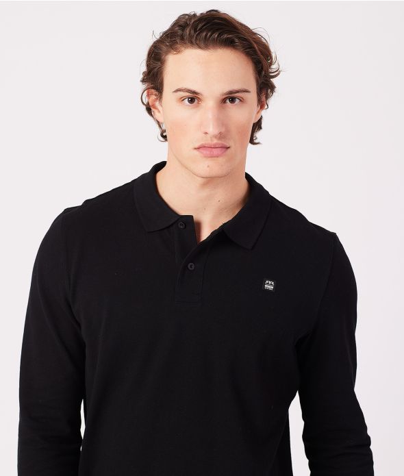 CLOVIS LONG POLO, BLACK