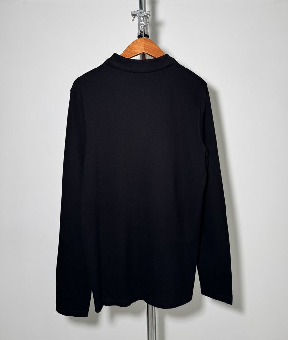 CLOVIS LONG POLO, BLACK