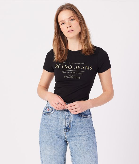 CHRISTINA T-SHIRT, BLACK