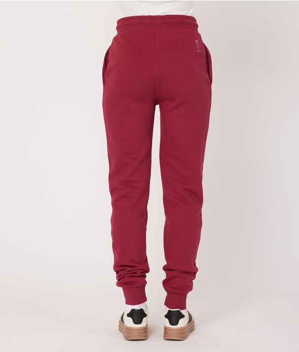 CARIE JOGGING BOTTOM, BORDEAUX